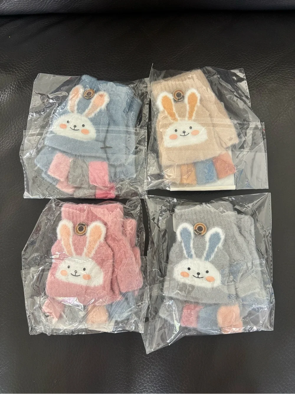 Toddler Girl’s Bunny Convertible Glove Mitten - pick 1